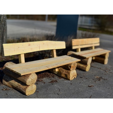 Bancs rustiques bois massif